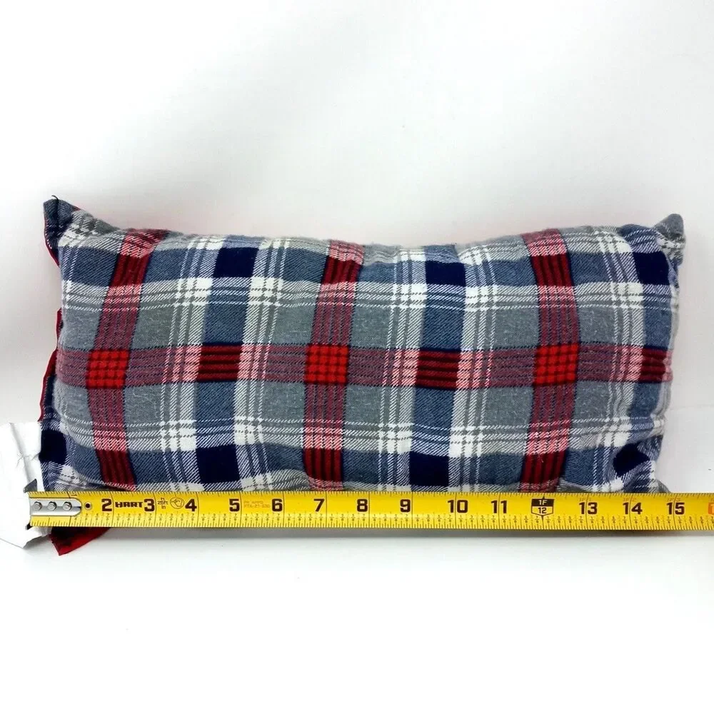 Vintage American Trailers Made in USA Camp Pillow Quallofil Packable Small
